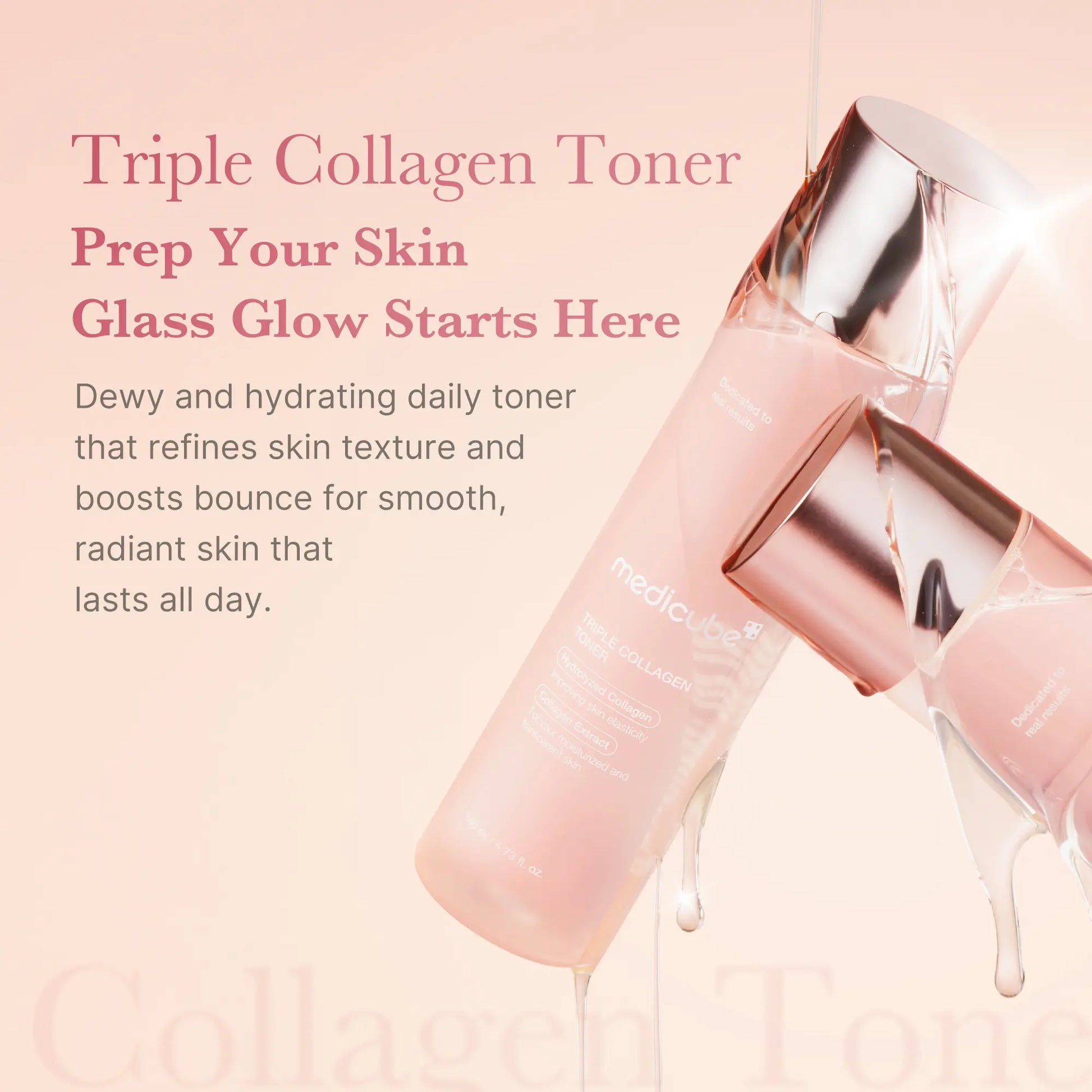Unlock Your Youthful Glow with the [NEW] Medicube Gatekeeping My Real Age Set - 5 Steps to Radiant, Firm, and Plump Skin with Korean Skincare Innovation!